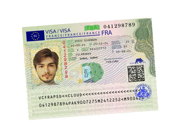 France Visa PSD Template