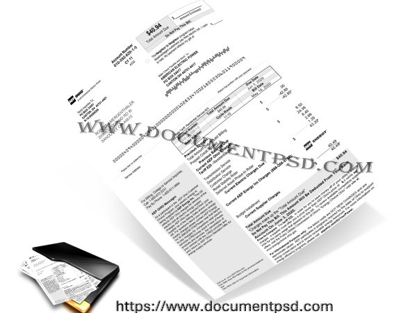 AEP OHIO BILL PSD Template