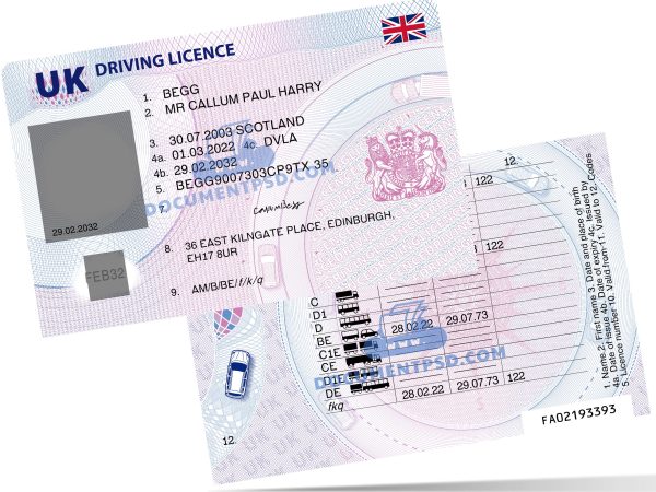 United Kingdom dl 2022  vector quality PSD Template