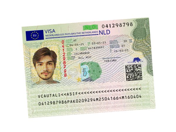Netherlands Visa PSD Template