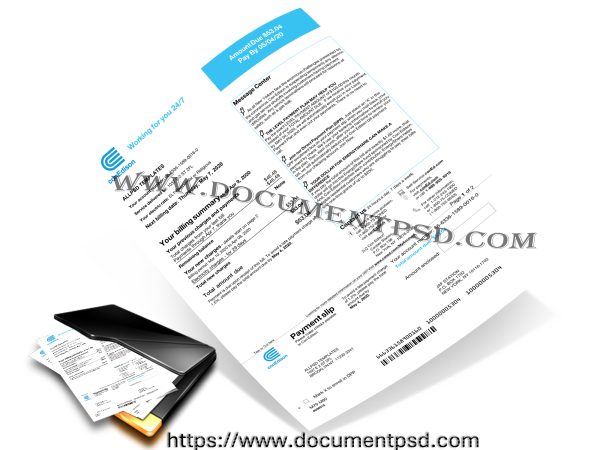 Con Edison Utility Bill NEW YORK