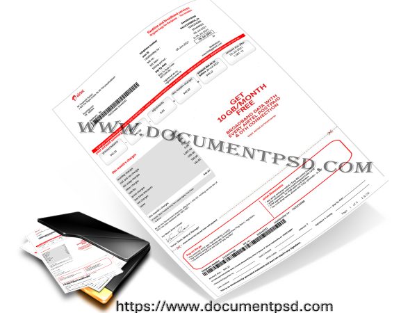 Airtel Fixedline and Broadband Services Tax Invoice PDF