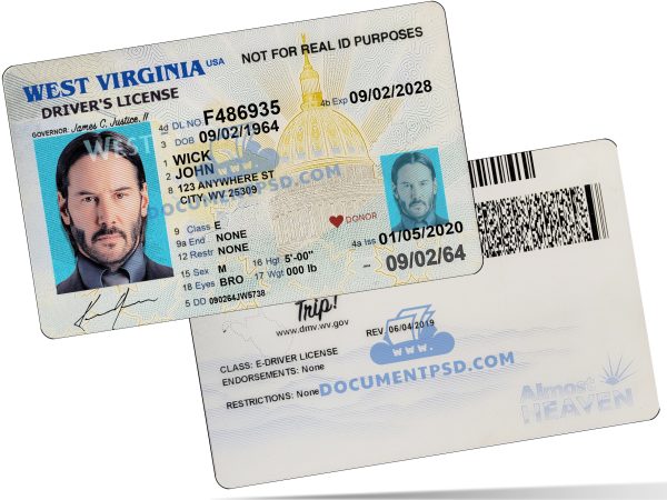 West_Virginia_Driver License
