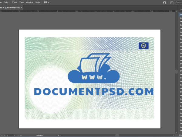 Belgium ID Card 2021 VECTOR AI