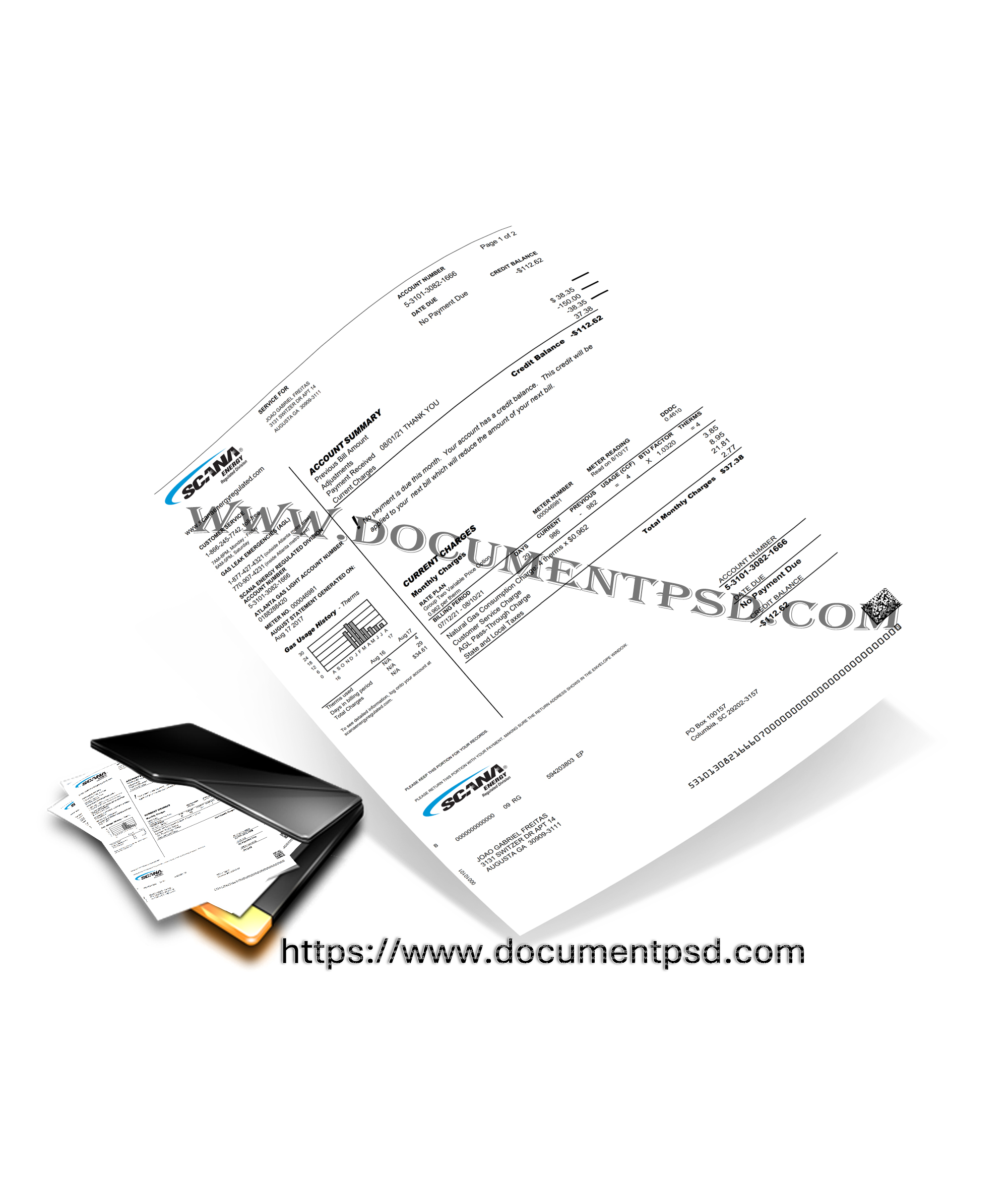SCANA Energy Regulated Division USA
