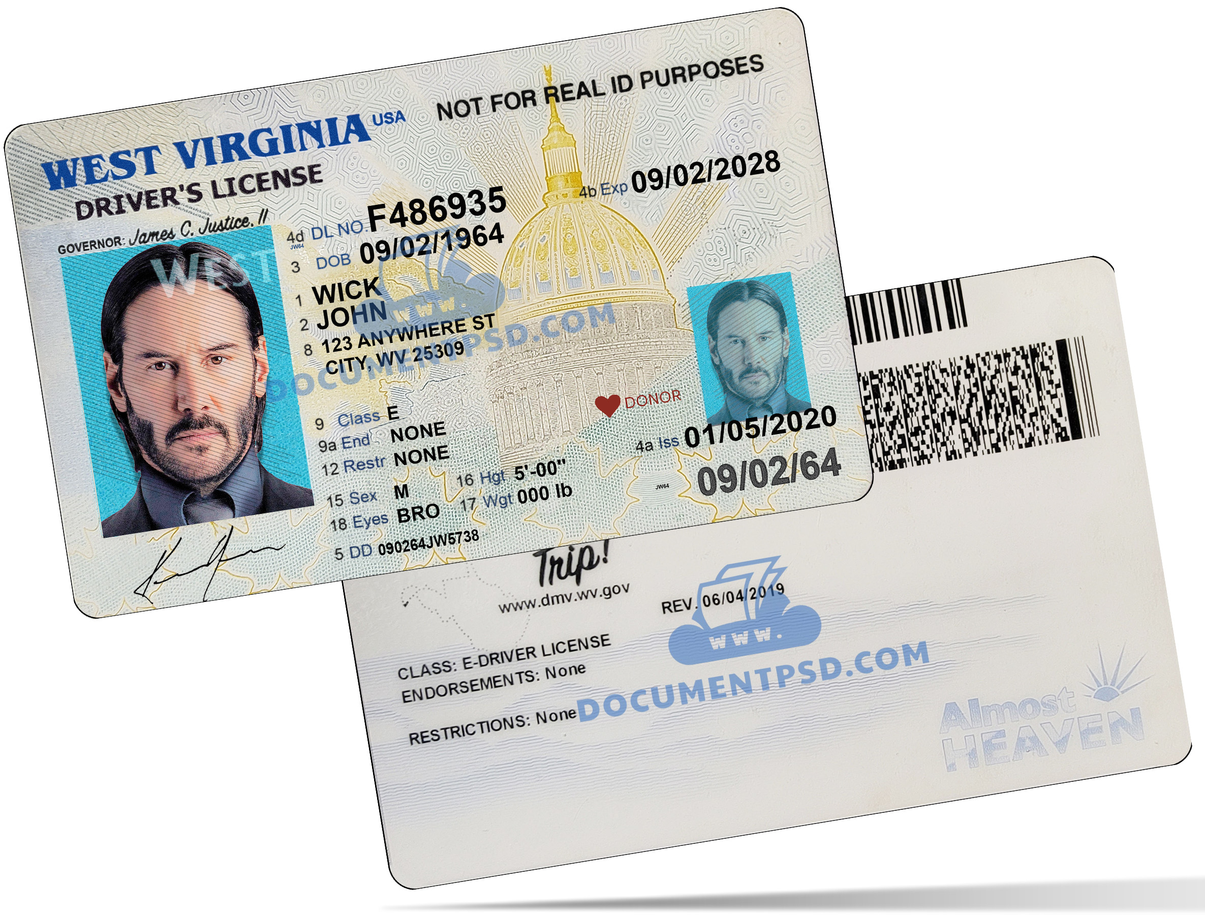 West_Virginia_Driver License